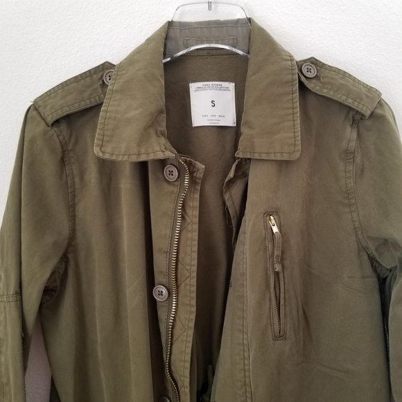 ZARA army green Utility Jacket - Picture 8 of 8